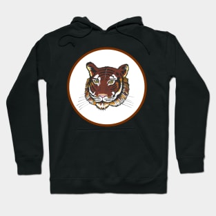 Tiger Face Hoodie